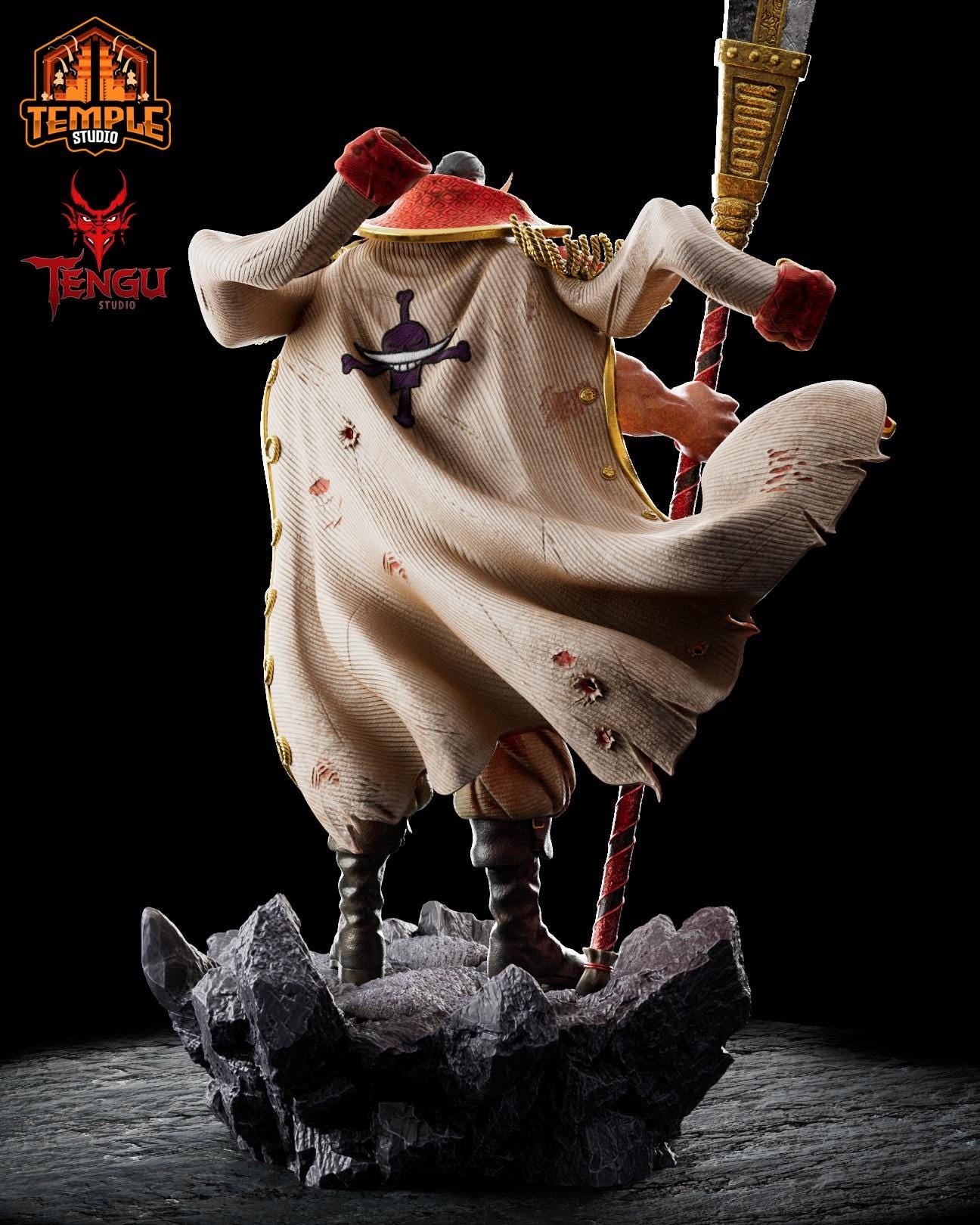 Edward Newgate | White Beard | FAN ART FIGURE | One Piece | Figure Statue 3D Printed  | Resin Figure | Hand Painted| Garage Kit