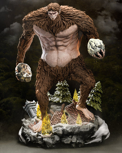 Beast Titan Attack on Titan FAN ART FIGURE | 3D Printed | Handmade Gift | Resin Figure | Hand Painted |Garage Kit