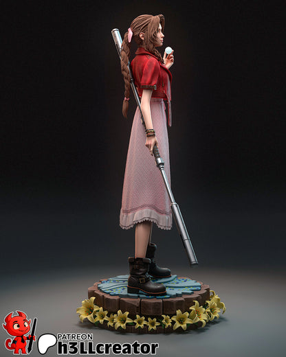 Aerith Gainsborough | Final Fantasy | Fan Art Figure Statue |