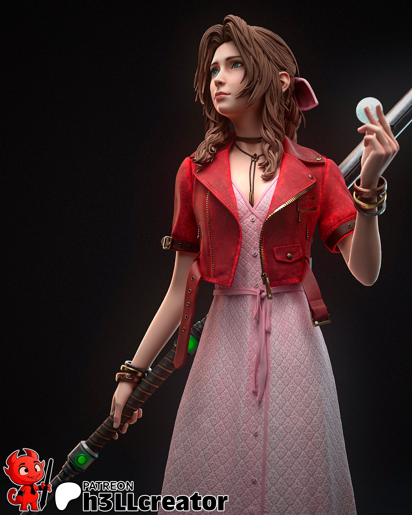 Aerith Gainsborough | Final Fantasy | Fan Art Figure Statue |