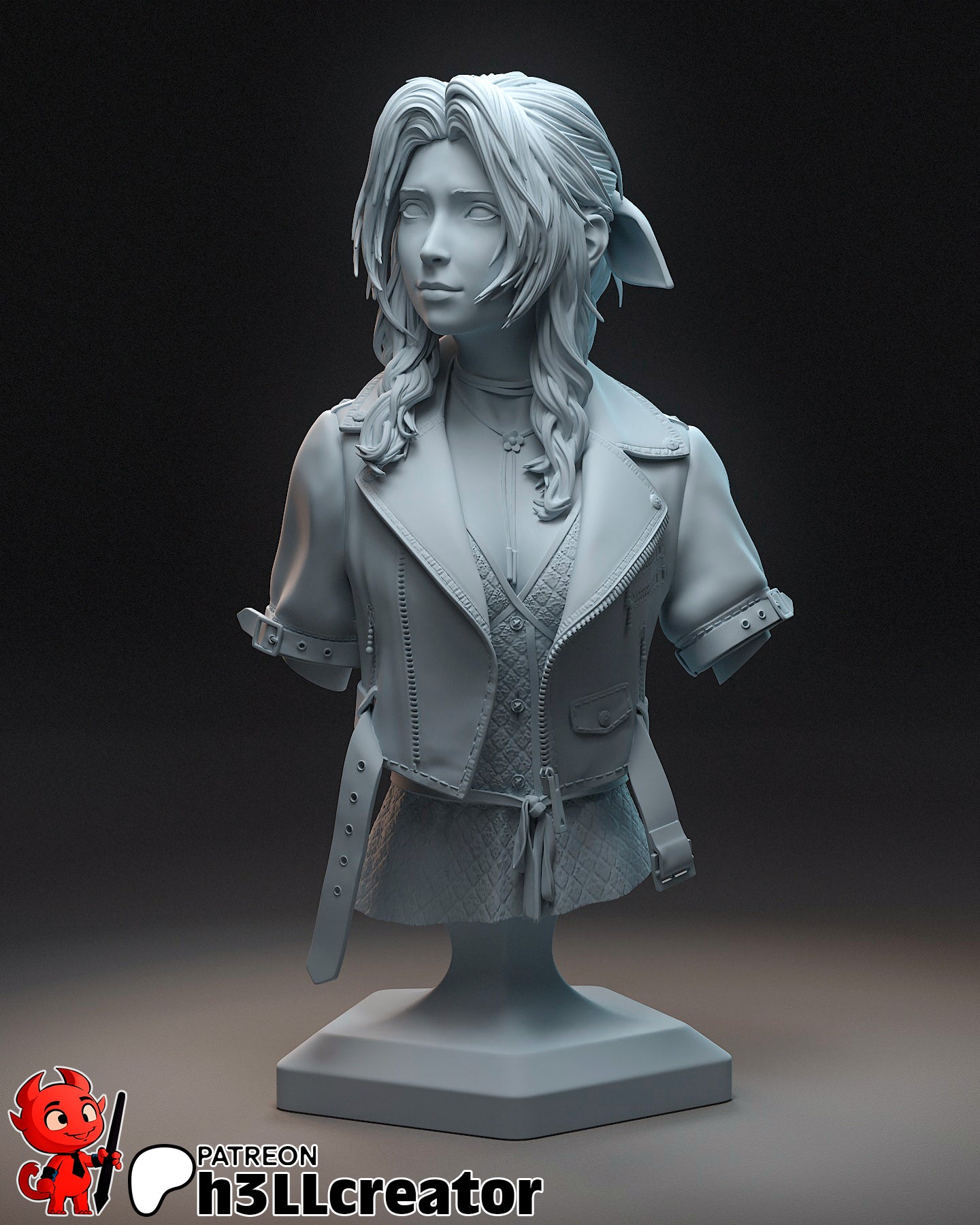 Aerith Gainsborough | Final Fantasy | Fan Art Figure Statue |