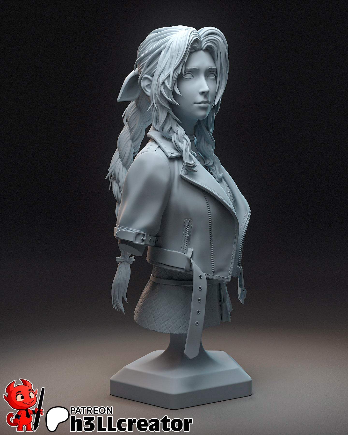 Aerith Gainsborough | Final Fantasy | Fan Art Figure Statue |