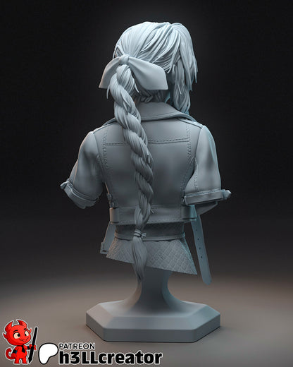 Aerith Gainsborough | Final Fantasy | Fan Art Figure Statue |
