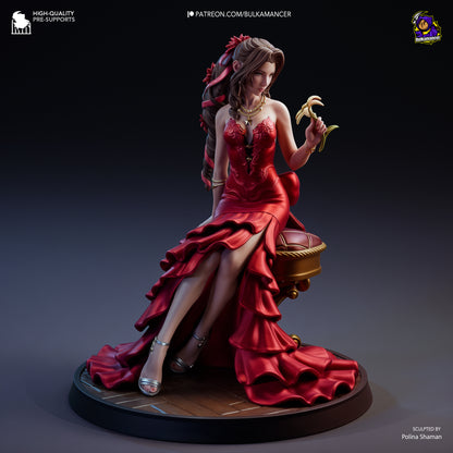 Aerith Gainsborough | Final Fantasy | Fan Art Figure Statue |
