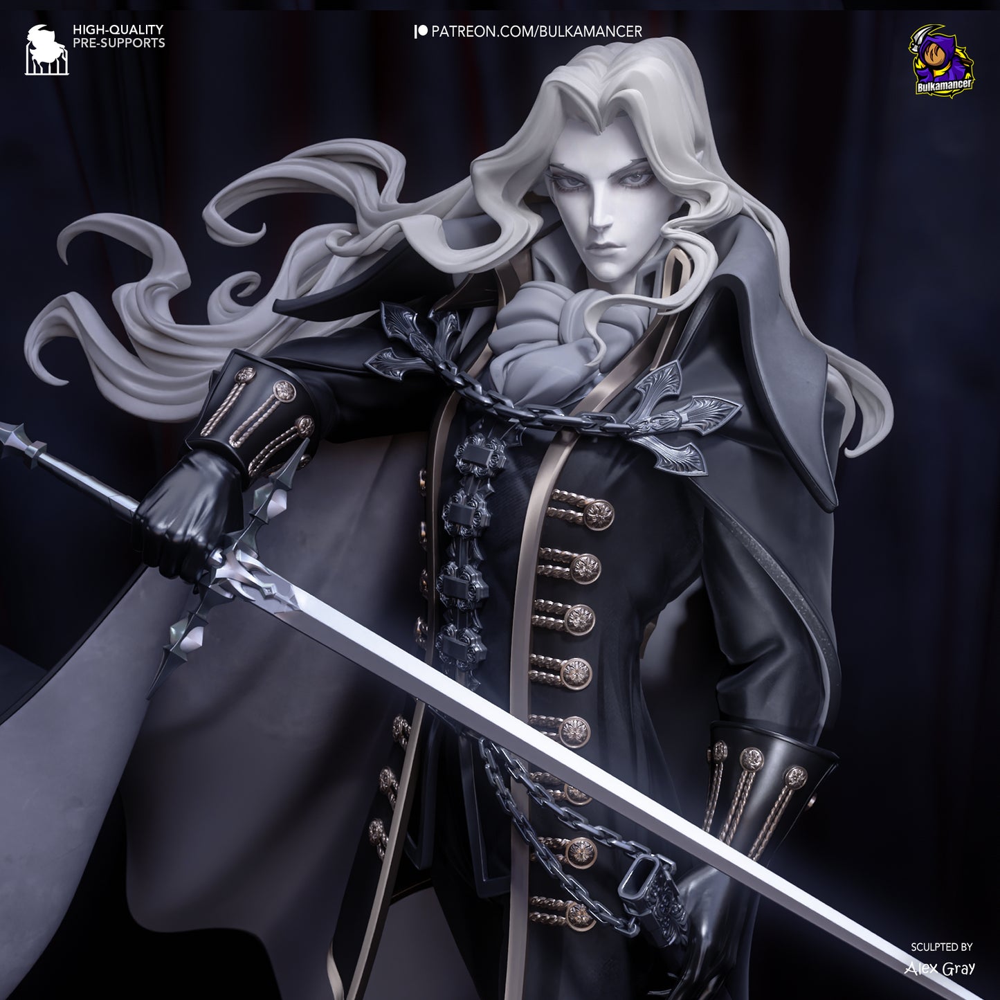 Alucard - Castlevania - FAN ART FIGURE Statue