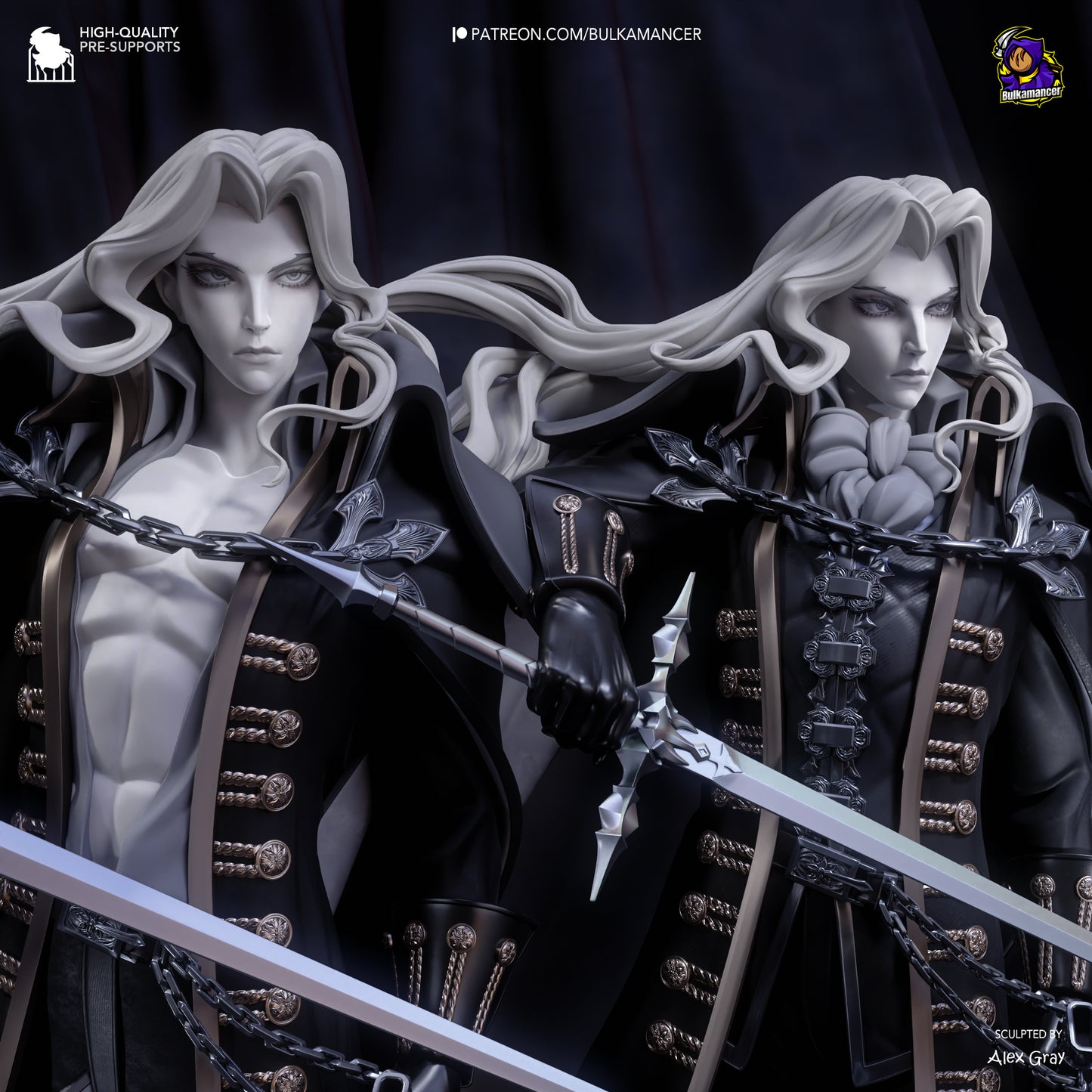 Alucard - Castlevania - FAN ART FIGURE Statue