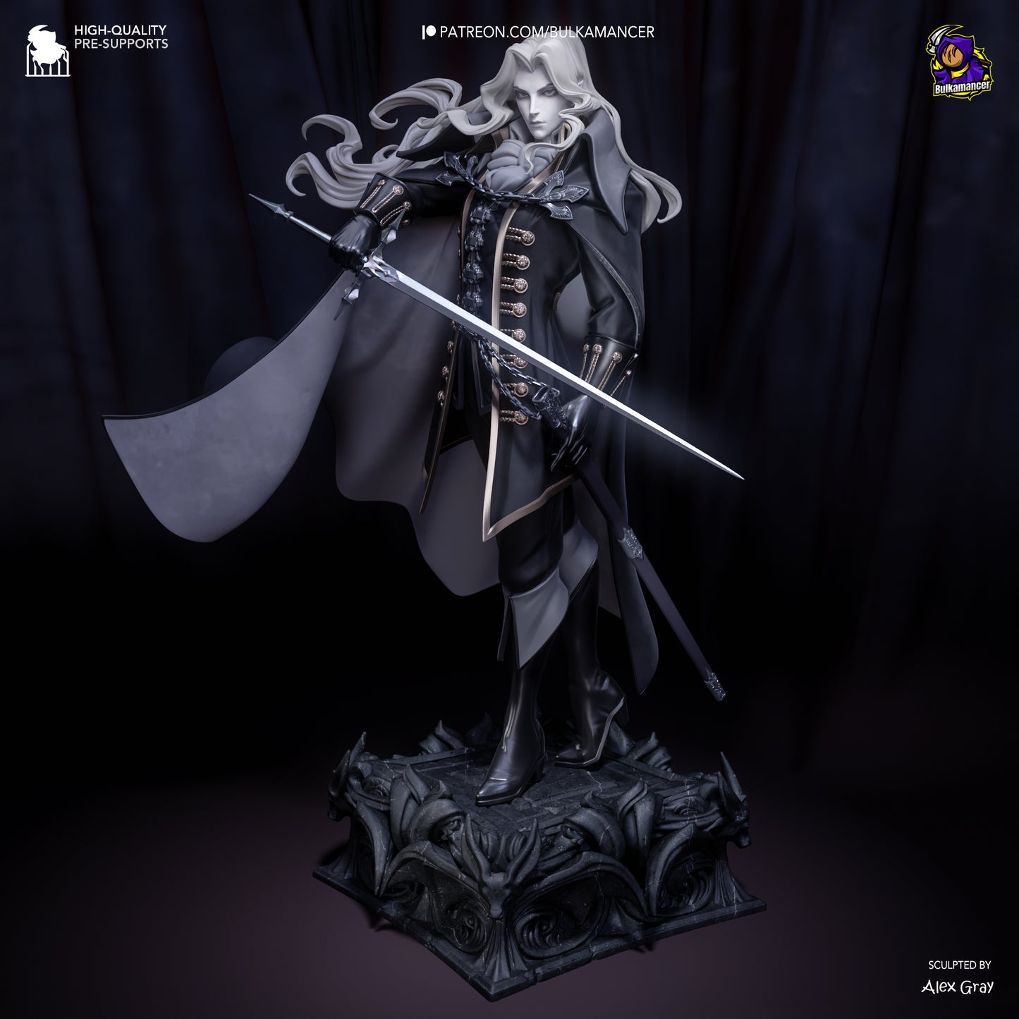 Alucard - Castlevania - FAN ART FIGURE Statue