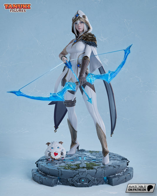 Ashe | League Of Legend | Fan Art Figure Statue |