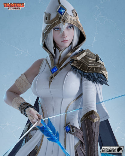 Ashe | League Of Legend | Fan Art Figure Statue |