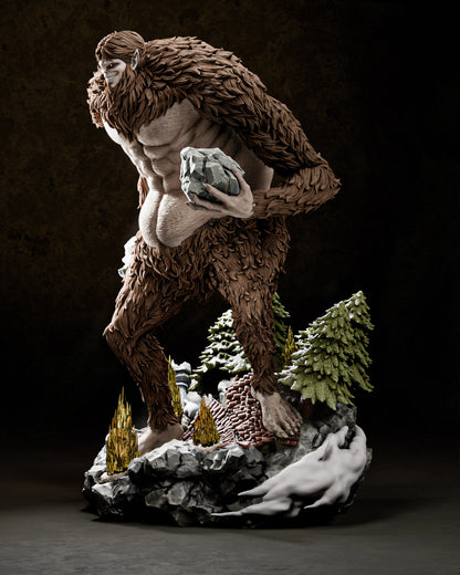 Beast Titan Attack on Titan FAN ART FIGURE | 3D Printed | Handmade Gift | Resin Figure | Hand Painted |Garage Kit