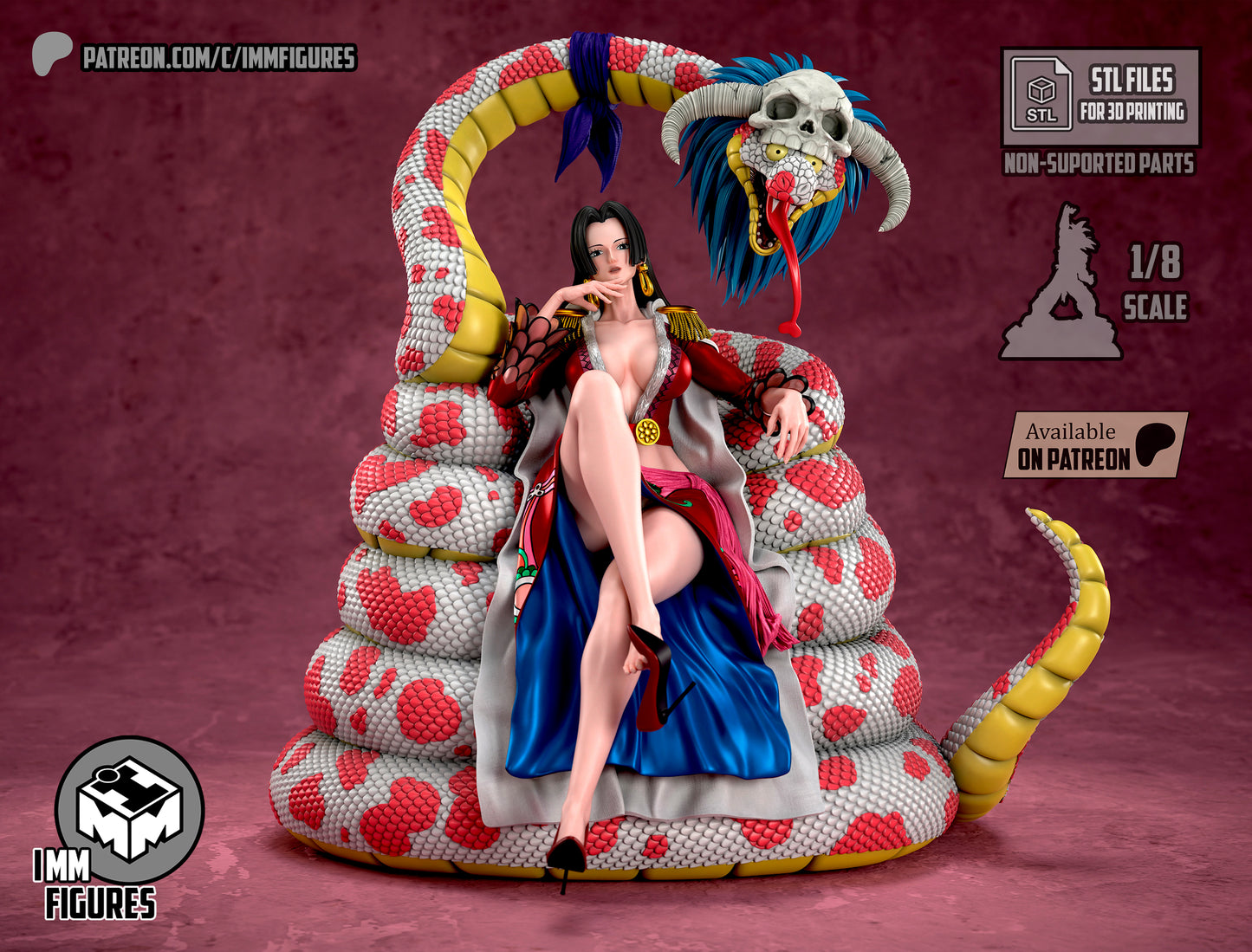 Boa Hancock | One Piece | Fan Art Figure Statue |