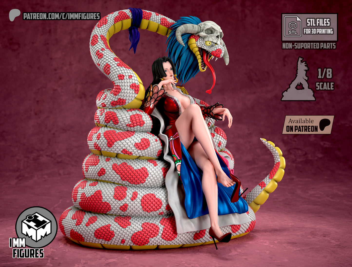 Boa Hancock | One Piece | Fan Art Figure Statue |