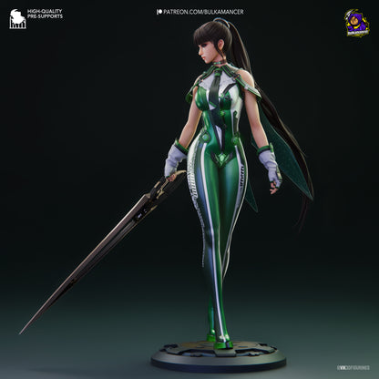 Eve | Stellar Blade | FAN ART FIGURE | 3d Printed Model | Hand painted | Resin Figure|