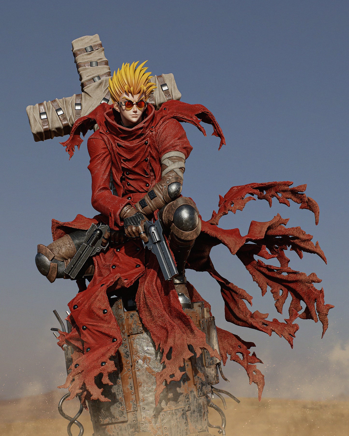 Vash Stampede  | Trigun | FAN ART FIGURE Statue |