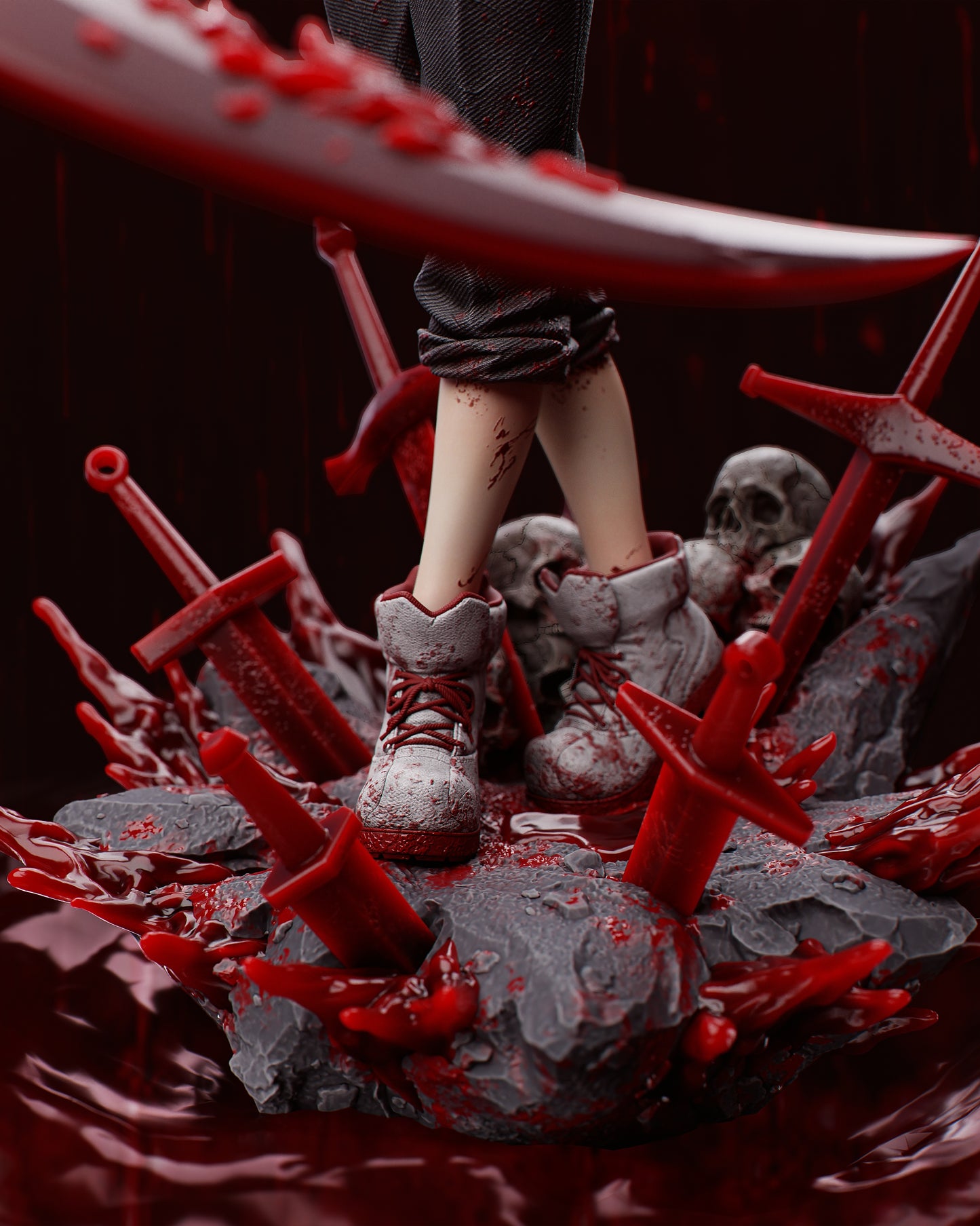 Power- Chainsaw Man - FAN ART FIGURE Statue