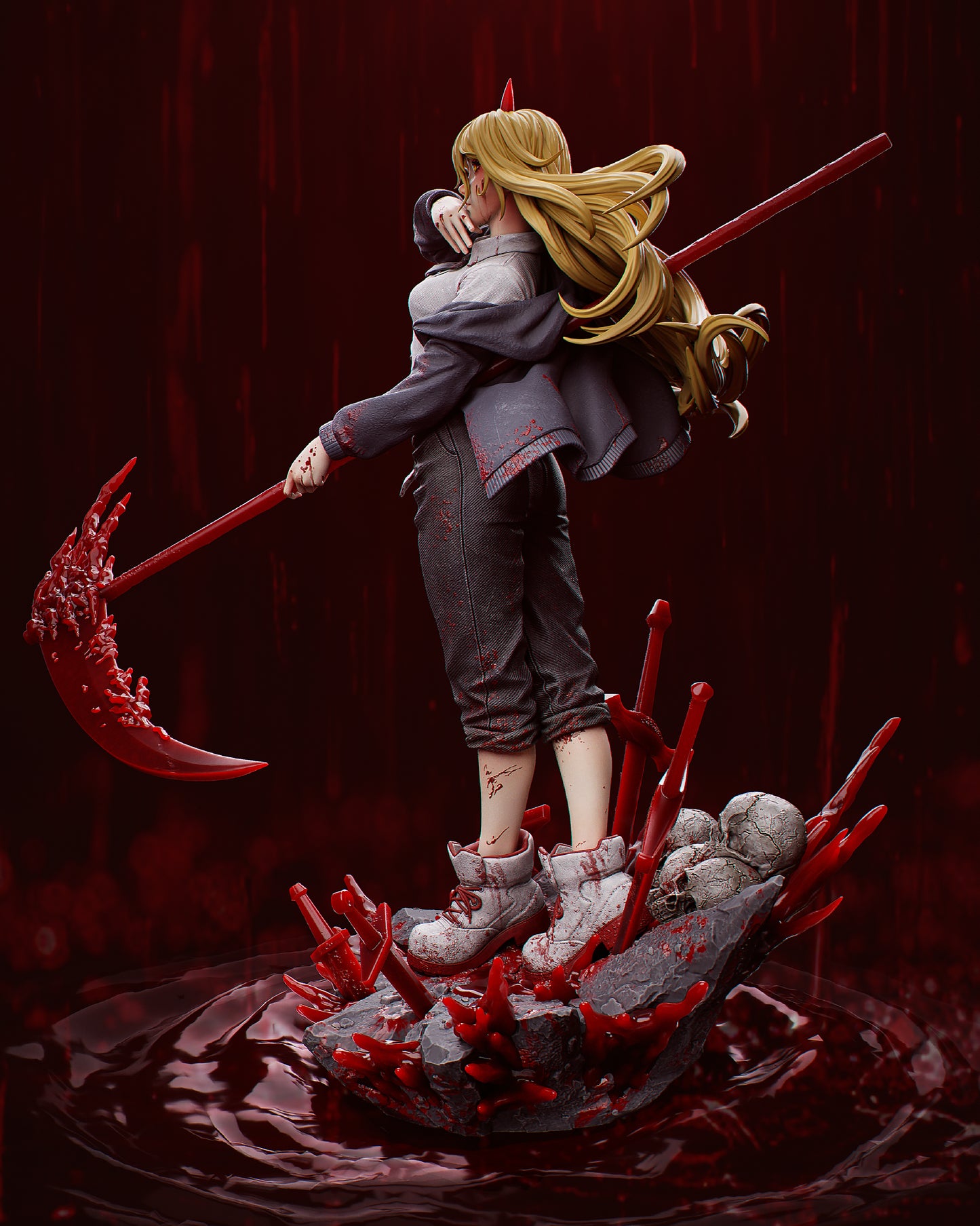 Power- Chainsaw Man - FAN ART FIGURE Statue