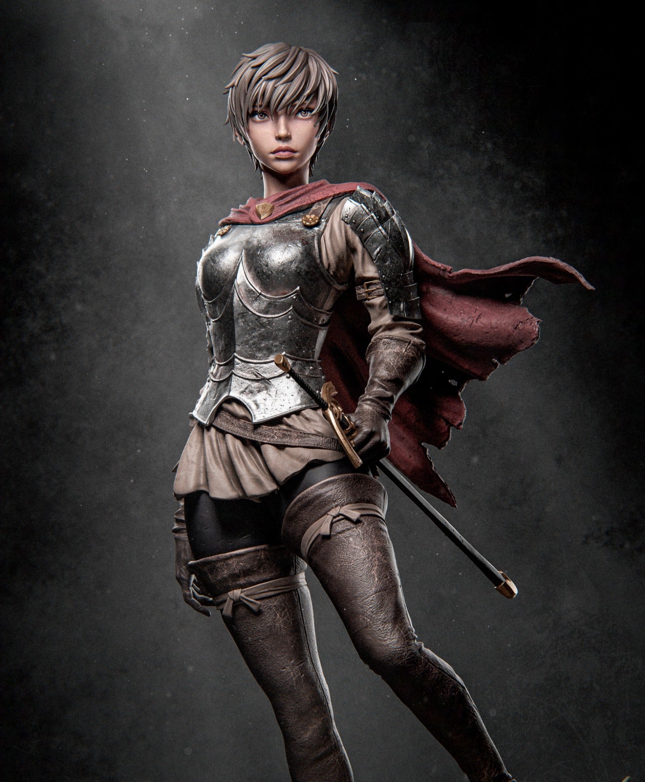 Casca -Berserk FAN ART FIGURE | 3D Printed | Handmade Gift | Resin Figure | Hand Painted |Garage Kit