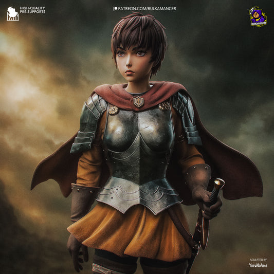 Casca -Berserk FAN ART FIGURE | 3D Printed | Handmade Gift | Resin Figure | Hand Painted |Garage Kit
