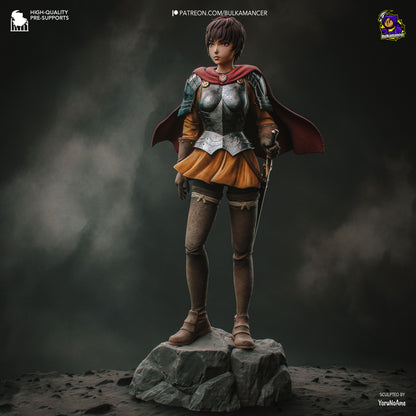 Casca -Berserk FAN ART FIGURE | 3D Printed | Handmade Gift | Resin Figure | Hand Painted |Garage Kit