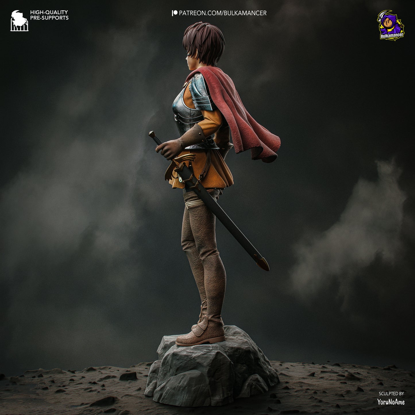 Casca -Berserk FAN ART FIGURE | 3D Printed | Handmade Gift | Resin Figure | Hand Painted |Garage Kit