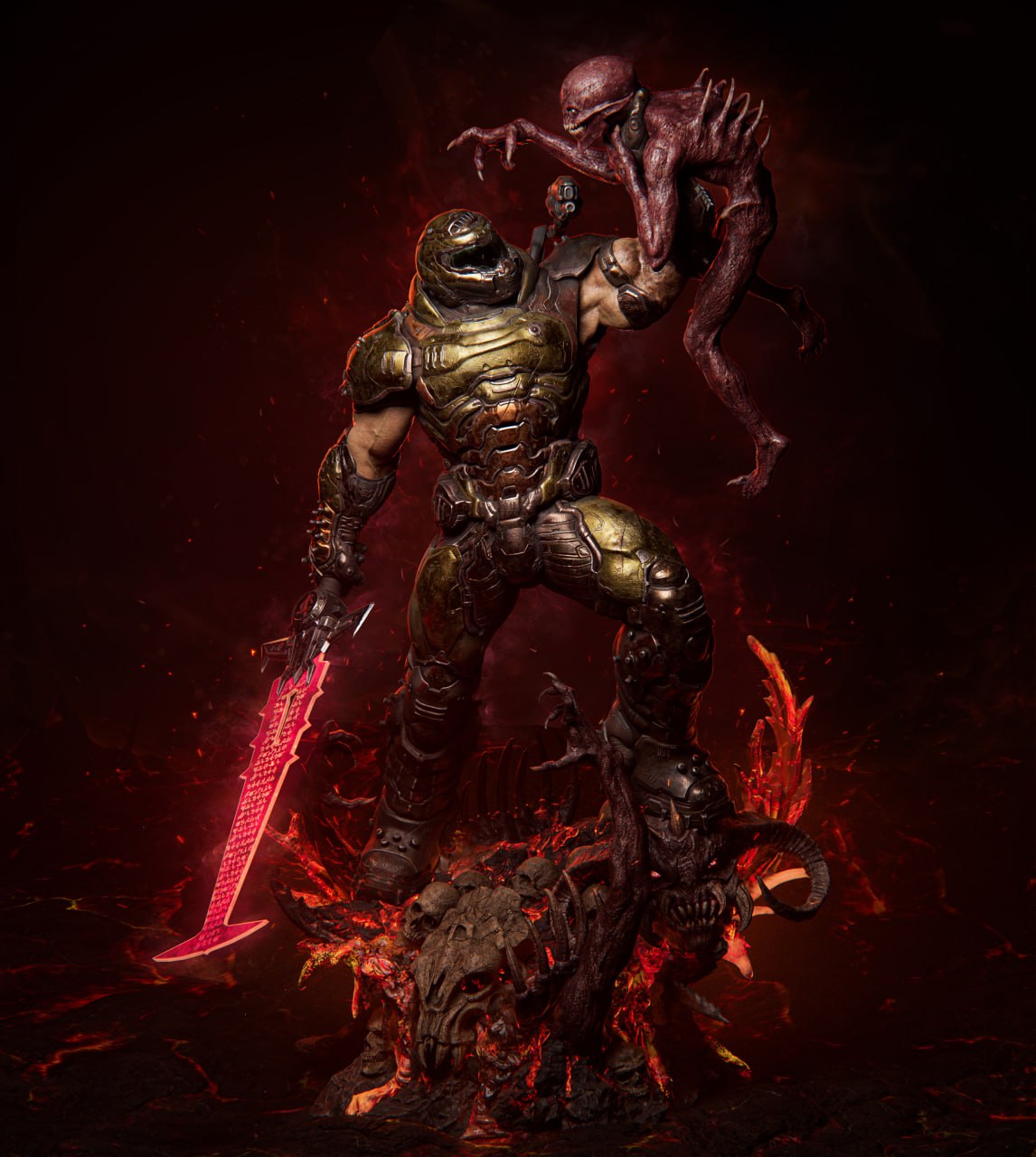 Doom Slayer | FAN ART FIGURE Statue