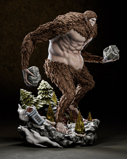 Beast Titan Attack on Titan FAN ART FIGURE | 3D Printed | Handmade Gift | Resin Figure | Hand Painted |Garage Kit