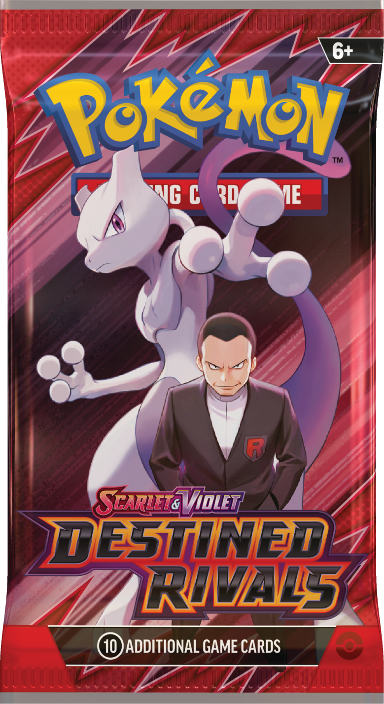 Pokemon Scarlet and Violet Destined Rivals Booster Pack - Sealed - Brand New - World Wide Shipping
