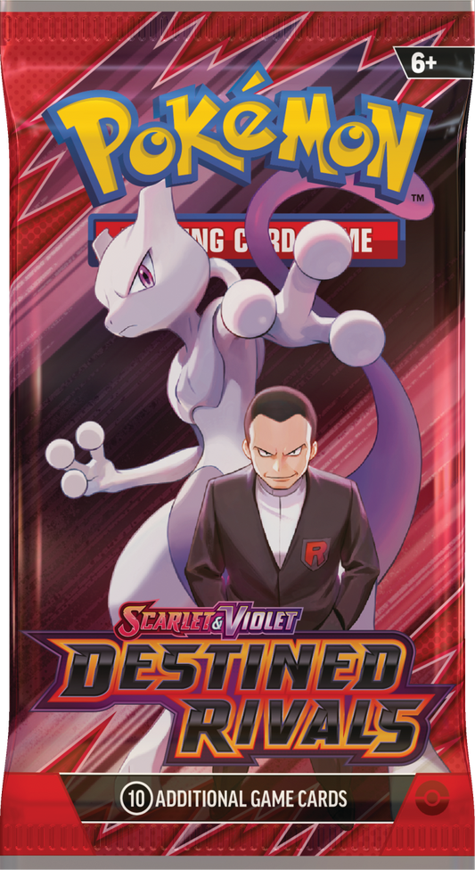 Pokemon Scarlet and Violet Destined Rivals Booster Pack - Sealed - Brand New - World Wide Shipping