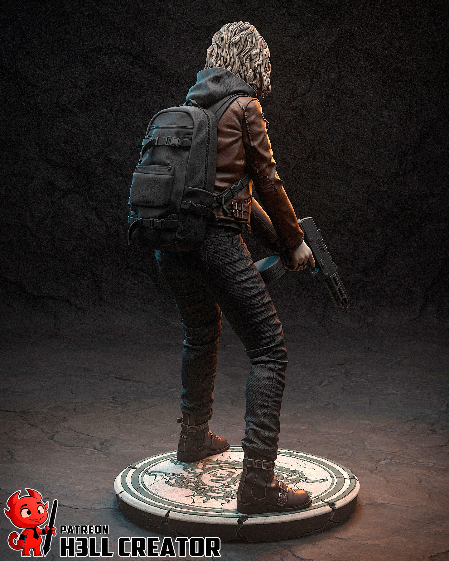 Grace Ashcroft Resident Evil | FAN ART FIGURE | 3d Printed Model | Hand painted | Resin Figure|