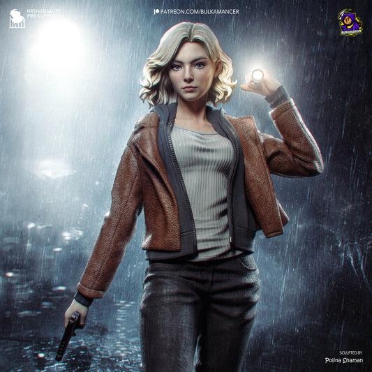 Grace Ashcroft Resident Evil | FAN ART FIGURE | 3d Printed Model | Hand painted | Resin Figure|