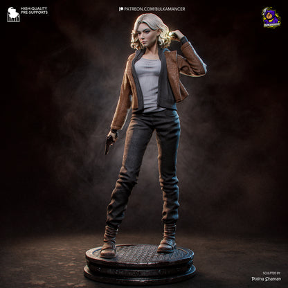 Grace Ashcroft Resident Evil | FAN ART FIGURE | 3d Printed Model | Hand painted | Resin Figure|