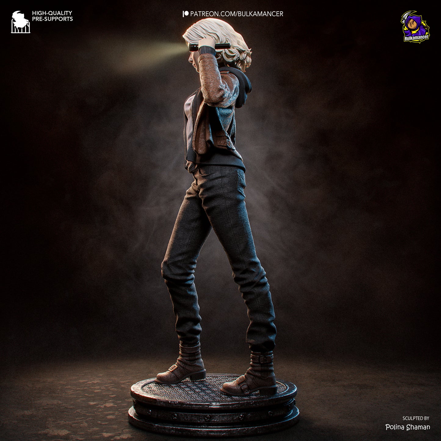 Grace Ashcroft Resident Evil | FAN ART FIGURE | 3d Printed Model | Hand painted | Resin Figure|