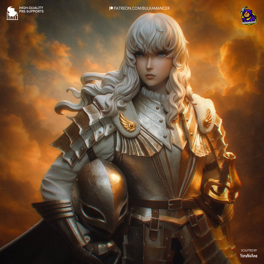 Griffith -Berserk FAN ART FIGURE | 3D Printed | Handmade Gift | Resin Figure | Hand Painted |Garage Kit
