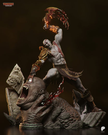 Kratos | God Of War | Fan Art Figure Statue |