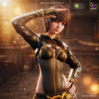 Lilly | Stellar Blade | FAN ART FIGURE | 3d Printed Model | Hand painted | Resin Figure|