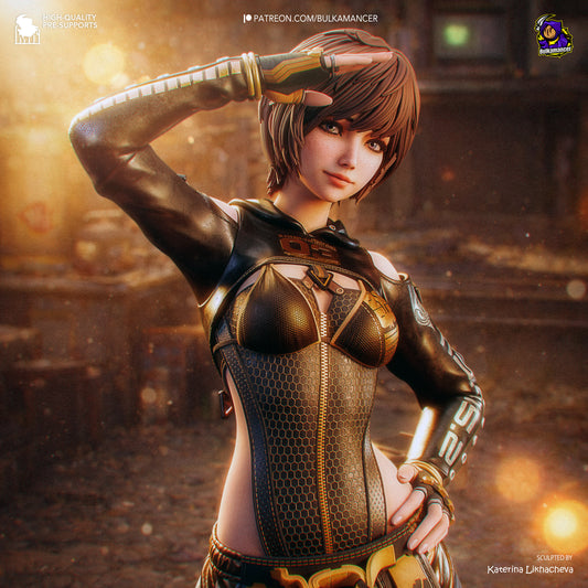 Lilly | Stellar Blade | FAN ART FIGURE | 3d Printed Model | Hand painted | Resin Figure|