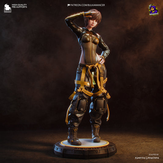 Lilly | Stellar Blade | FAN ART FIGURE | 3d Printed Model | Hand painted | Resin Figure|
