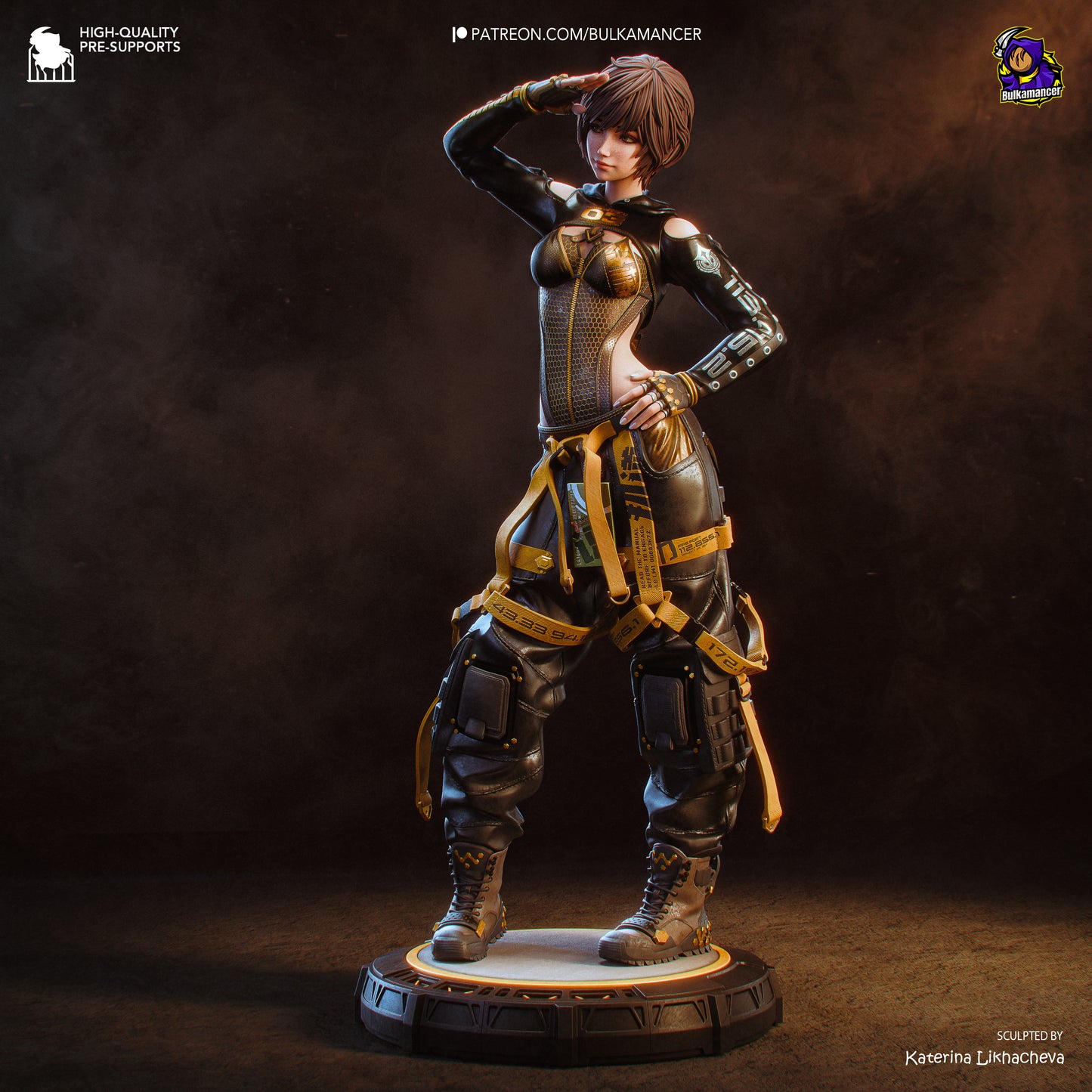 Lilly | Stellar Blade | FAN ART FIGURE | 3d Printed Model | Hand painted | Resin Figure|