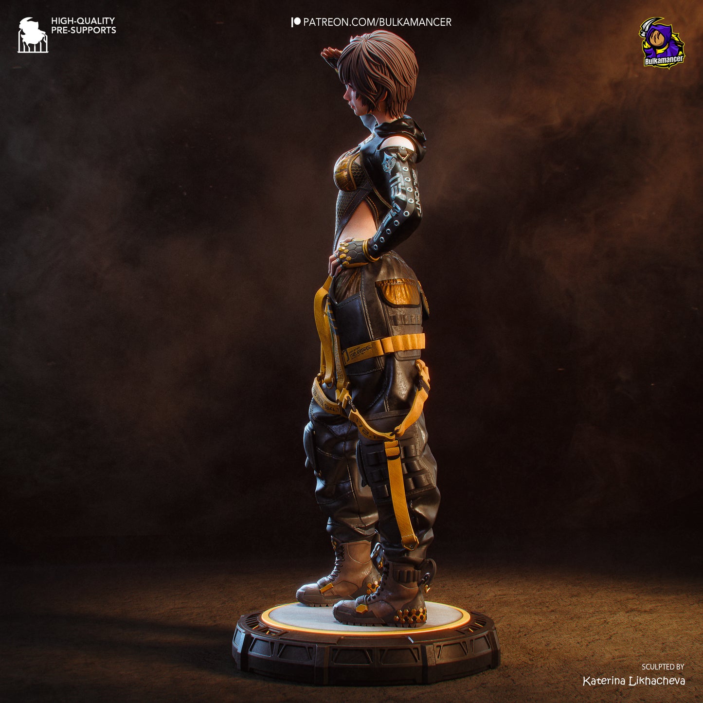 Lilly | Stellar Blade | FAN ART FIGURE | 3d Printed Model | Hand painted | Resin Figure|