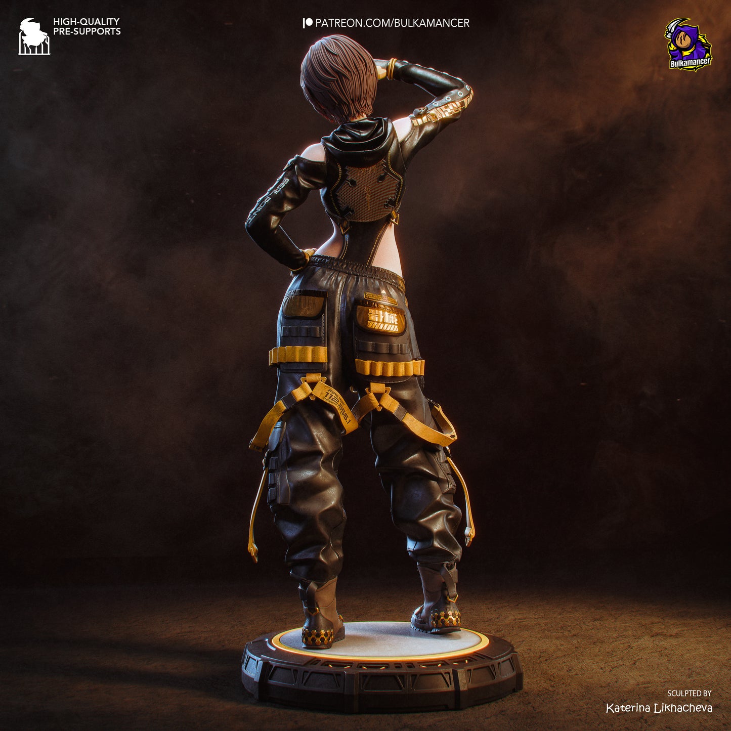 Lilly | Stellar Blade | FAN ART FIGURE | 3d Printed Model | Hand painted | Resin Figure|