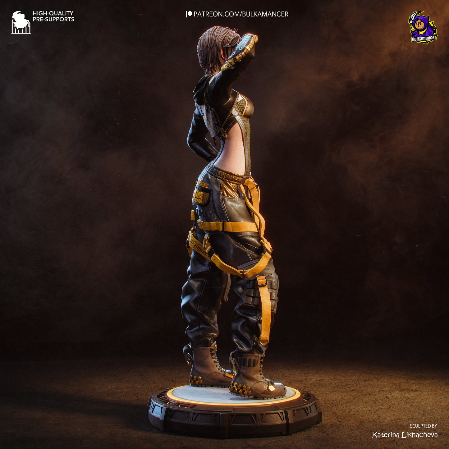 Lilly | Stellar Blade | FAN ART FIGURE | 3d Printed Model | Hand painted | Resin Figure|