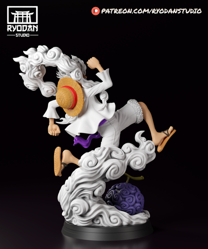 Luffy Gear 5 | One Piece | Fan Art Figure Statue |