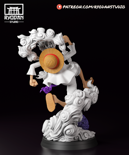 Luffy Gear 5 | One Piece | Fan Art Figure Statue |