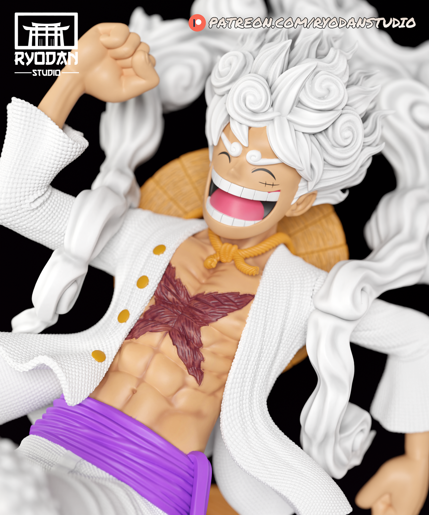 Luffy Gear 5 | One Piece | Fan Art Figure Statue |