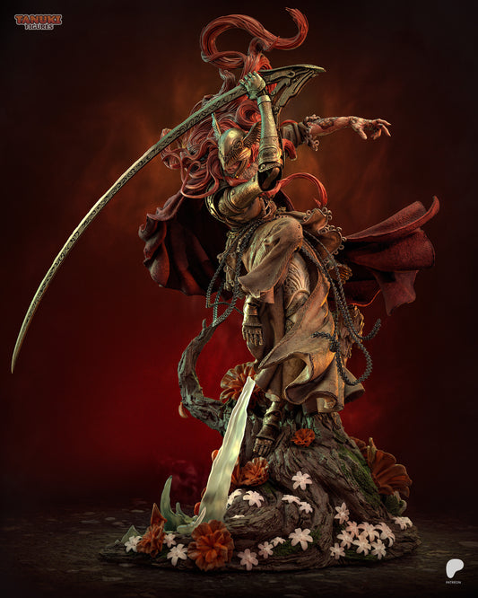 Malenia — Elden Ring Fan Art Hand-Painted Figure | Made to Order
