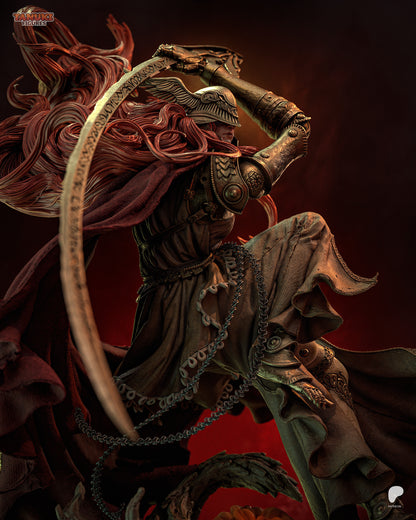 Malenia — Elden Ring Fan Art Hand-Painted Figure | Made to Order