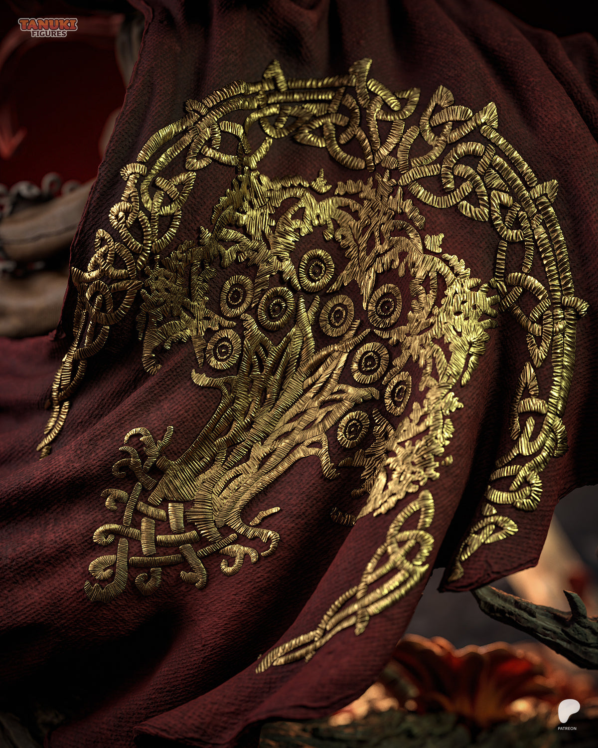 Malenia — Elden Ring Fan Art Hand-Painted Figure | Made to Order