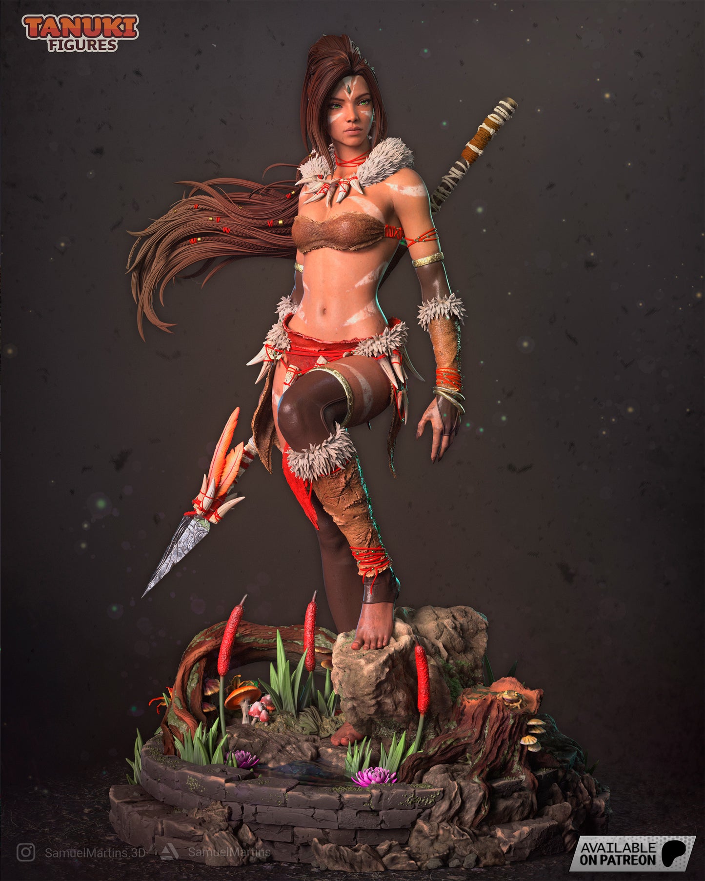 Nidalee | League Of Legend | Fan Art Figure Statue |