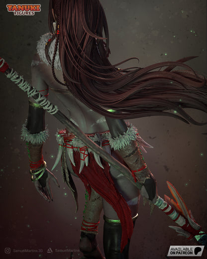 Nidalee | League Of Legend | Fan Art Figure Statue |