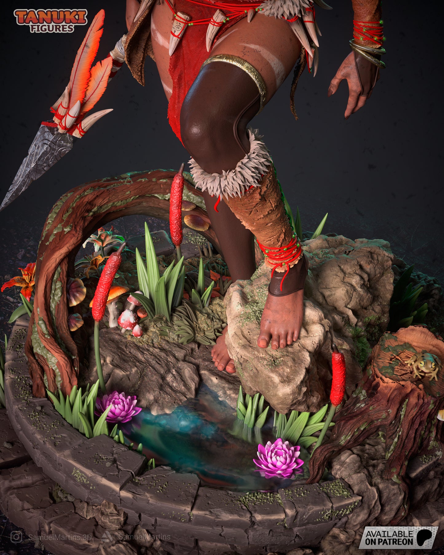 Nidalee | League Of Legend | Fan Art Figure Statue |